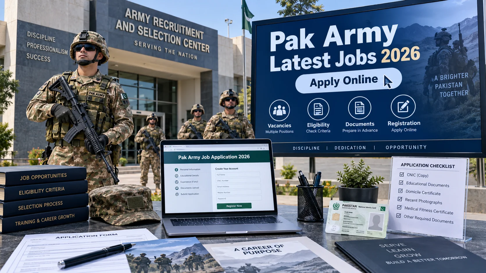 Pak Army latest jobs 2026 recruitment and online application information
